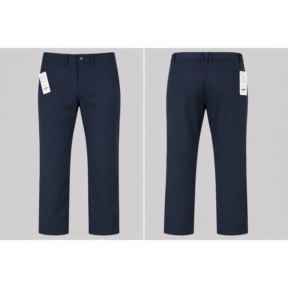 CRZ YOGA Golf Chino Pants Mens Size 34x29 navy Stretch Performance Trousers nwt
